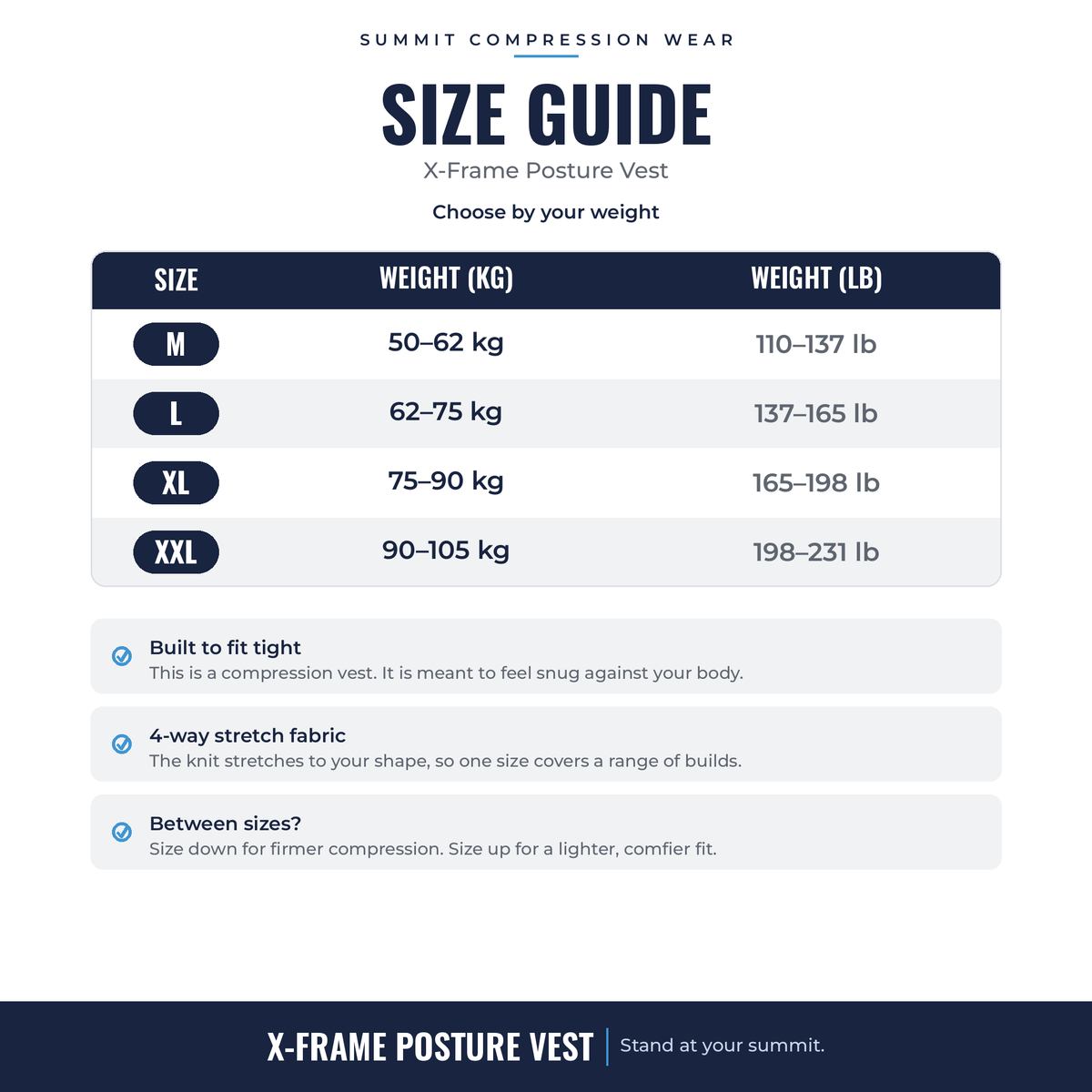 X-Frame Posture Vest – Stand Taller, Look Broader